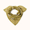 Foulard Pongo Kaki Apaches Collections 50 x 50 cm ou 100 x 100 cm motif léopards