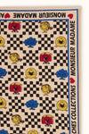 Petit foulard Récrée Macadamia Apaches Collections damier enfant