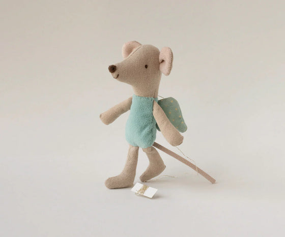 petite fée souris Maileg robe menthe avec ailes à pois
