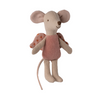 petite fée souris Maileg robe rose avec ailes à pois