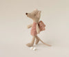 petite fée souris Maileg robe rose avec ailes à pois