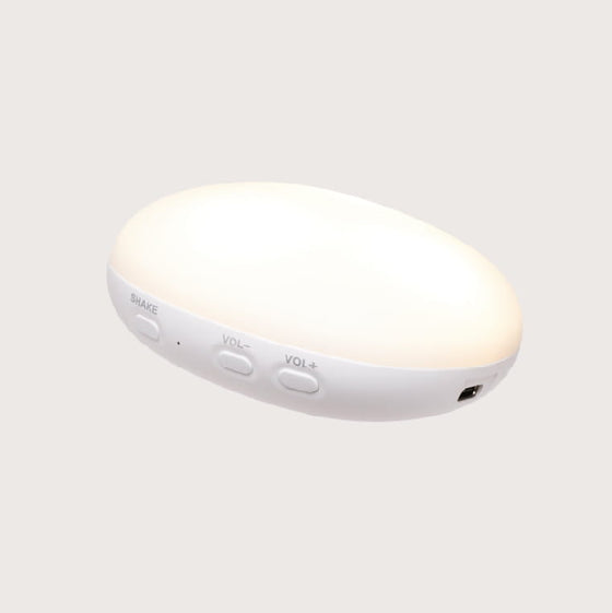 peluche vintage bio 2.0 Phoque Sable veilleuse bruits blancs Moonie.