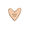 Pin’s Cœur Pur – Zakuw – accessoire doré et nude en forme de cœur