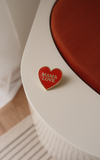 Pin’s cœur MAMA LOVE imprimé léopard – bijou fantaisie tendance pour maman – Breizh Club