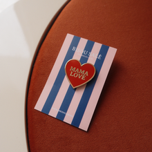  Pin’s cœur MAMA LOVE imprimé léopard – bijou fantaisie tendance pour maman – Breizh Club