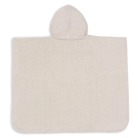 Poncho de bain éponge Charlie le Chat Jollein beige pour bébé et enfant