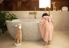 Poncho éponge lapin Wild Rose Jollein.
