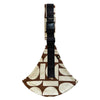 Porte-bébé ergonomique motif boho beige et marron Wildride
