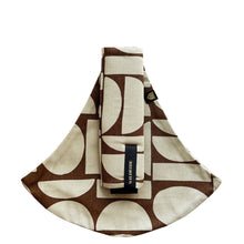  Porte-bébé ergonomique motif boho beige et marron Wildride
