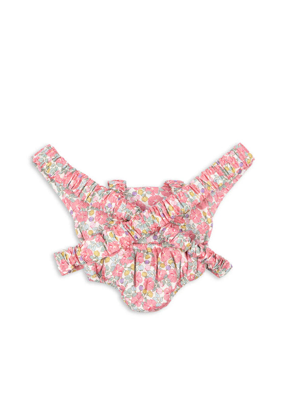 Porte-bébé enfant pour poupée motif floral rose Konges Sløjd