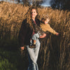 Porte-bébé ergonomique motif léopard Savannah Wildride