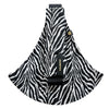 Porte-bébé ergonomique motif zèbre noir et blanc Wildride