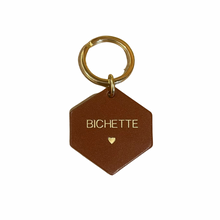  Porte clé camel - Hexagonale - Bichette coeur - Fauvette