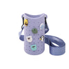 porte-gourde silicone mauve enfant asobu bandoulière personnalisable charms