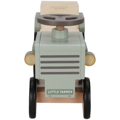 porteur tracteur little farm little dutch. Le tracteur marcheur à 4 roues favorise la motricité et l'équilibre. Votre enfant peut conduire le tracteur en position assise et se tenir au volant, ou l'utiliser comme support stable pour faire ses premiers pas. 