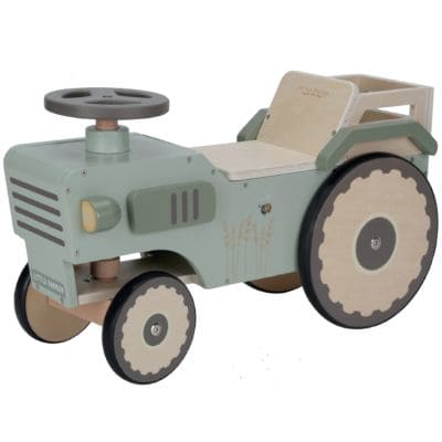 porteur tracteur little farm little dutch. Le tracteur marcheur à 4 roues favorise la motricité et l'équilibre. Votre enfant peut conduire le tracteur en position assise et se tenir au volant, ou l'utiliser comme support stable pour faire ses premiers pas. 