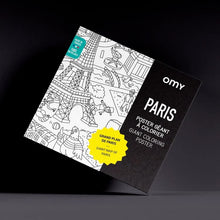  Poster géant à colorier, thème Paris, marque Omy.