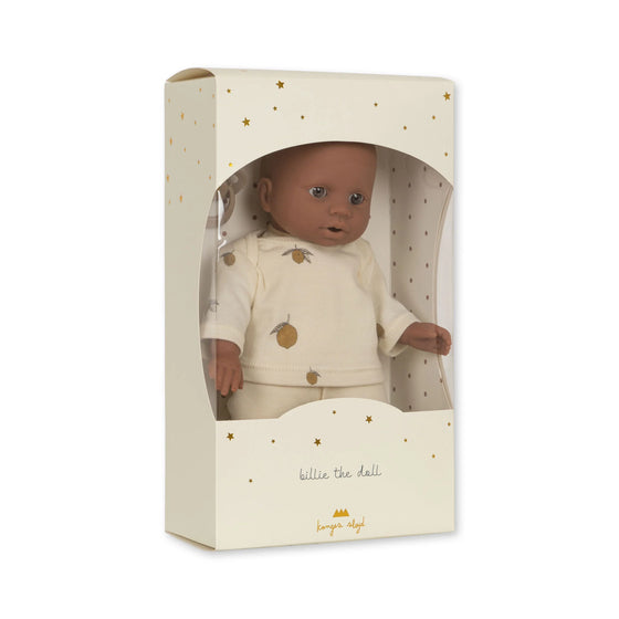 Poupée Billie avec tétine et pyjama Lemon – Konges Sløjd