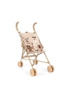 Poussette poupée cerise sequins Konges Slodj canne pliable enfant