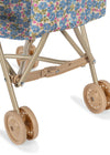 Poussette canne poupée Fleur Rosier Konges Slojd pliable motif fleuri