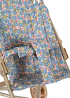 Poussette canne poupée Fleur Rosier Konges Slojd pliable motif fleuri