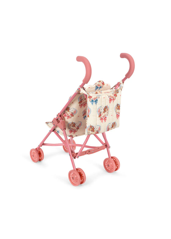 Poussette canne poupée Twinkle Sprinkle Konges Slojd pliable motif chat