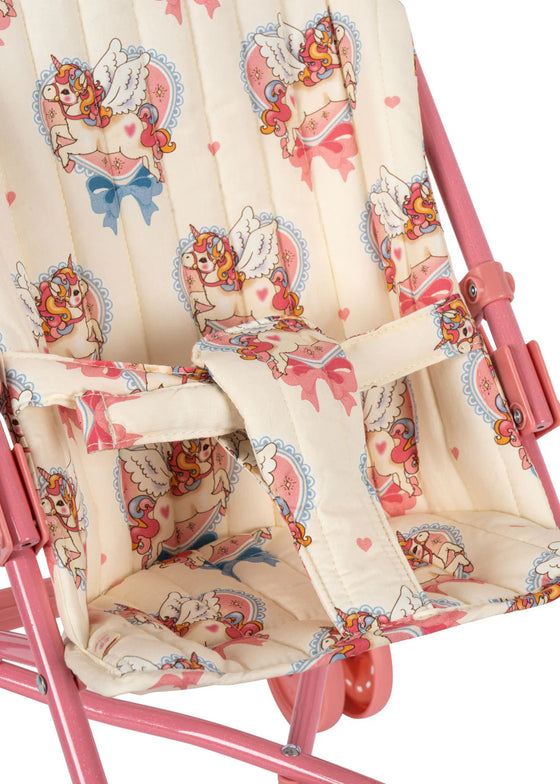 Poussette canne poupée Twinkle Sprinkle Konges Slojd pliable motif chat