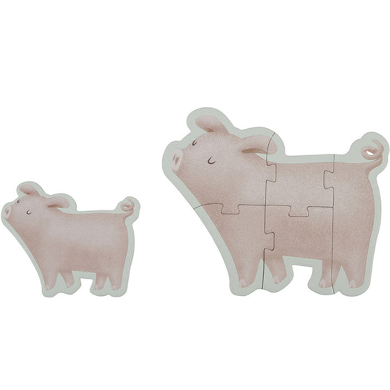 Puzzles 6 en 1, collection Little Farm, marque Little Dutch.