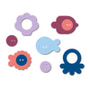 Puzzle de bain en mousse Bord de Mer avec 10 pièces colorées flottantes – Quut