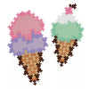 Puzzle Plus-Plus Cornets de glace 250 pièces avec créations en 2D et 3D, jeu créatif enfant