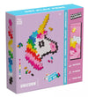 Puzzle Plus-Plus Licorne 250 pièces avec tête de licorne colorée, jeu créatif enfant dès 5 ans