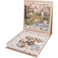  Puzzle magnétique forêt enchantée Filibabba - jeu éducatif magnétique enfants