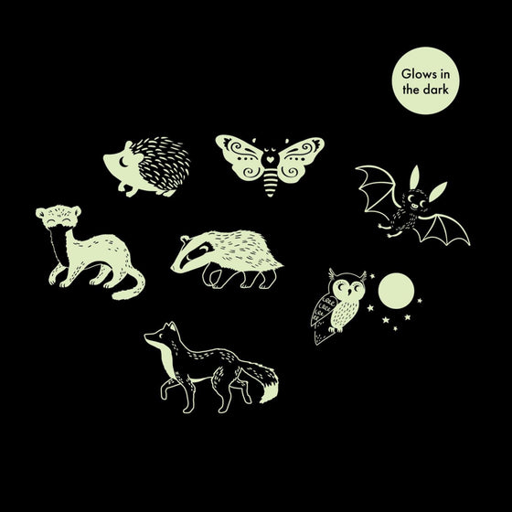 Puzzle phosphorescent amis de la forêt Filibabba - animaux lumineux dès 3 ans