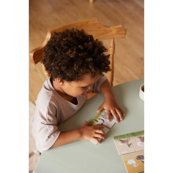 Puzzles mamans et bébés animaux de la ferme Filibabba - jeu éducatif 10 puzzles dès 3 ans
