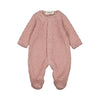 Pyjama bébé chaud en moumoute rose – Mellipou