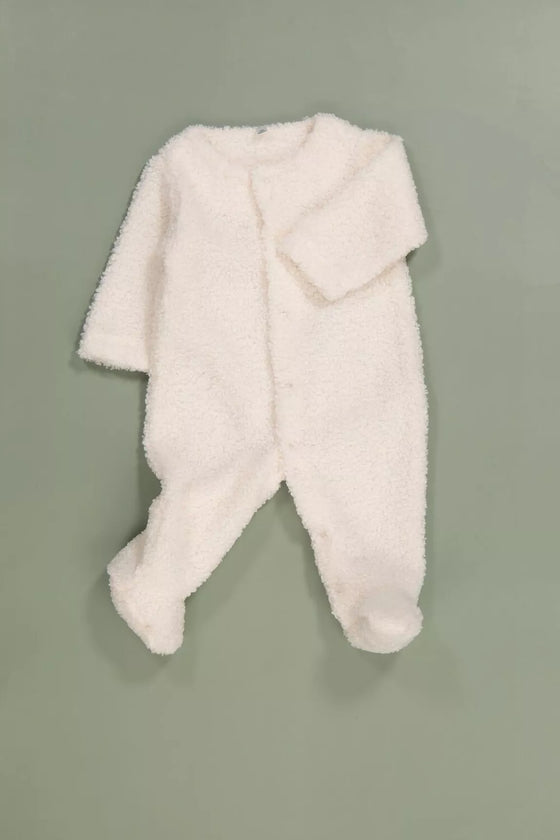 Pyjama bébé moumoute blanc donna Mellipou.