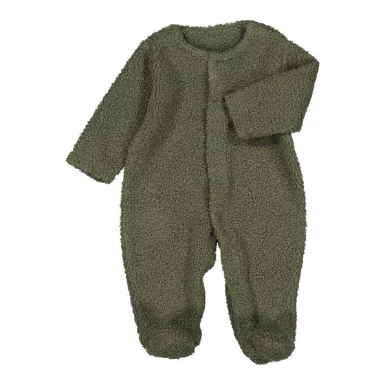 Pyjama bébé moumoute vert Usher Mellipou.