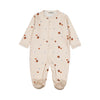 Pyjama bébé écru motif noisettes en coton – Mellipou