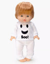 Pyjama blanc Boo Halloween manches longues pour poupée Gordis Minikane