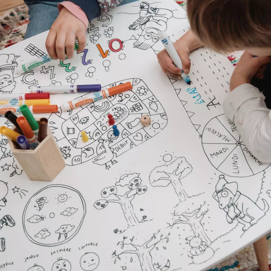 Recharges Coloritable Artistes et Bande numérique D.B.Kids – dessins éducatifs à colorier et effacer