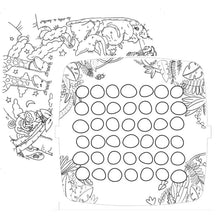  Recharges Coloritable Savane & Jeu Géant D.B.Kids – plateau à colorier effaçable avec animaux et grand jeu pour enfants