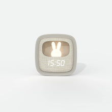  Réveil veilleuse lapin taupe rechargeable USB Mob.