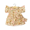 Robe Daisy Minikane motif Indienne Rosée avec headband assorti pour poupées Gordis