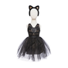 Robe déguisement chat noir avec serre-tête enfant Great Pretenders
