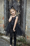 Robe déguisement chat noir avec serre-tête enfant Great Pretenders