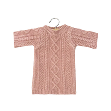  Robe en maille torsadée rose Lena pour poupée Gordis Minikane 34 cm