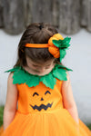 Détail robe princesse citrouille Pumpkin Patch Great Pretenders