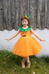 Détail robe princesse citrouille Pumpkin Patch Great Pretenders