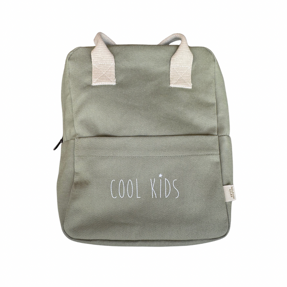 sac à dos Roméo personnalisable amande Petit Picotin enfant – sac crèche maternelle prénom