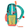 Sac à dos carré Disco Roar Hello Hossy turquoise pour enfants de 2 à 5 ans